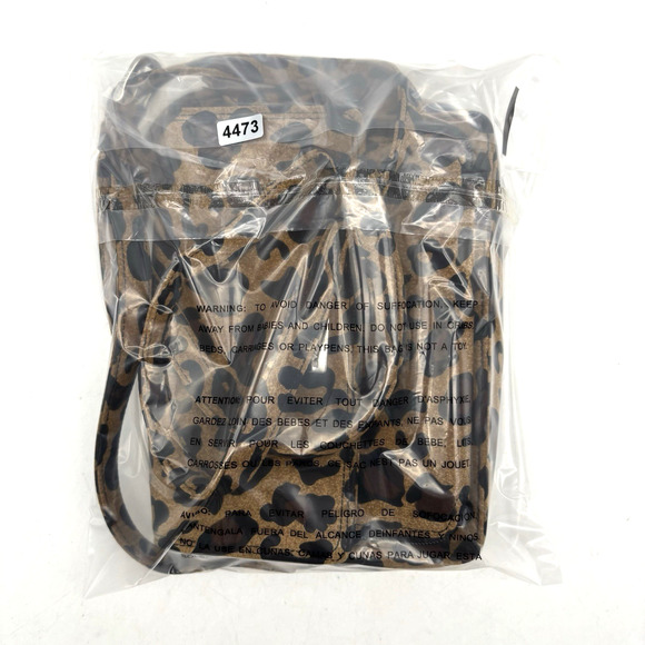 Evan Picone Leopard Print Organizer Small Crossbody Purse 7.5x5" - Picture 16 of 16